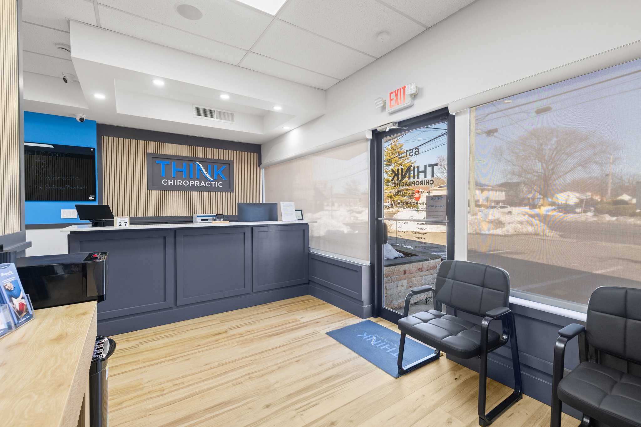 Think Chiropractic reception desk