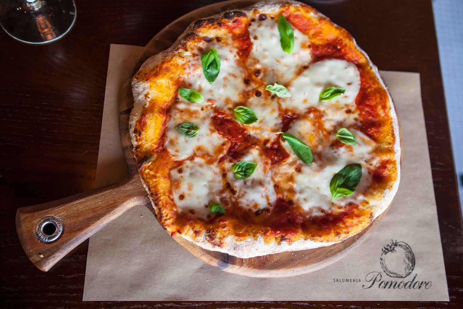 Margherita pizza. Morale Visual food photography